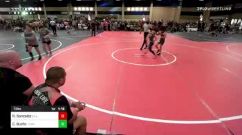 73 lbs Quarterfinal - Robbie Gonzalez, Silverback WC vs Christian Bushy, Team Real Life ID