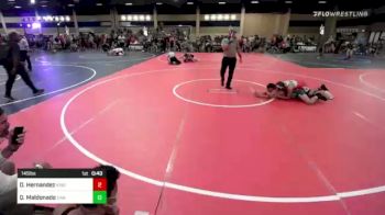 145 lbs Consi Of 32 #1 - Drake Hernandez, King vs Quintin Maldonado, Swamp Monsters