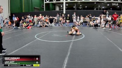 52 lbs Semis (4 Team) - Kemp Enriquez, Takedown Elite vs Liam Gatt, Backyard Brawlers