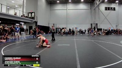 132 lbs Semis (4 Team) - Stephen Korte, Pocono Regional WC vs Camden Murray, Impact Black