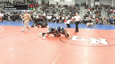 132 lbs 7th Place - Nolan Rice, PA vs Billy Williams, SC