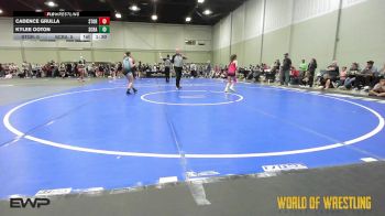 90 lbs Rr Rnd 2 - Cadence Grulla, Storm Wrestling Center vs Kylee Ooton, Scrappers 7-12