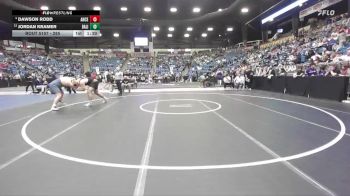 285 lbs Champ. Round 1 - Jordan Kramer, Basehor-Linwood HS vs Dawson Rodd, Andover Central