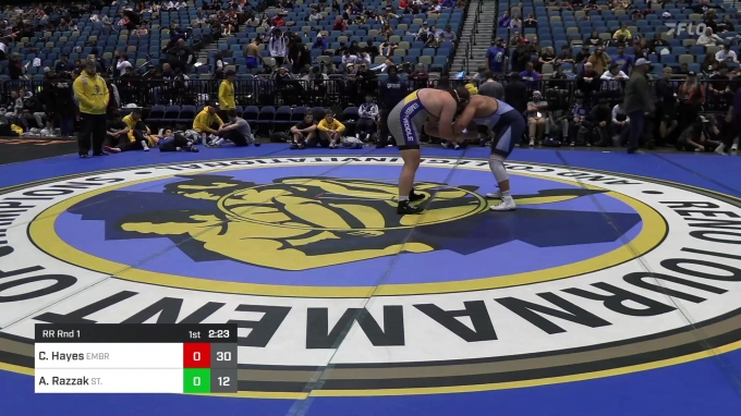 Ambrose Riddle 285 lbs Rr Rnd 1 - Corbin Hayes, Embry-Riddle Aeronautical University ...
