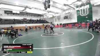 190 lbs Cons. Round 4 - Sione Koloamatangi, Rancho Cucamonga vs Ali Askari, Santa Fe