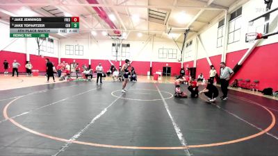 141 lbs 5th Place Match - Jake Topartzer, Cerritos College vs Jake Jennings, Fresno City College