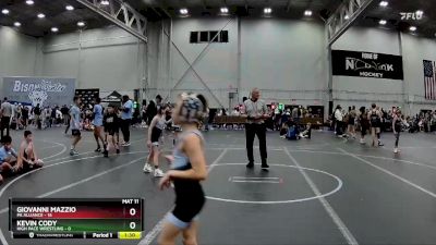 60 lbs Placement (4 Team) - Giovanni Mazzio, PA Alliance vs KEVIN CODY, High Pace Wrestling