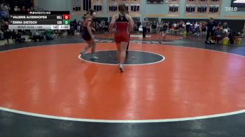 145 lbs Quarterfinal - Emma Dietsch, Lisbon vs Valerie Altenhofen, Williamsburg