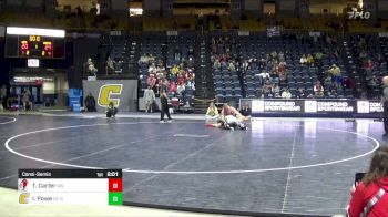 141 lbs Consolation - Todd Carter, Gardner-Webb vs Isaiah Powe, Chattanooga