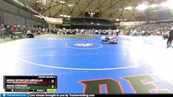 77 lbs Champ. Round 2 - Noah Stewart, Twin City Wrestling Club vs Amias Satiacum-Abdullah, Team Aggression Wrestling Club