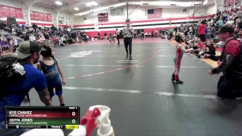 40 lbs Round 5 - Kye Chavez, Carrollton Youth Wrestling vs Odyn Jones, Higginsville Youth Wrestling