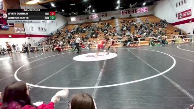 138 lbs Cons. Round 1 - Winston Watts, Evanston vs Wyatt Dunham, Riverton