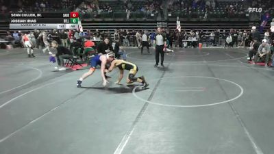 138 lbs Consi Of 8 #2 - Sean Cullen, Jr., Saddle Brook vs Joseiah Irias, Belleville