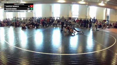 88 lbs Cons. Round 2 - Easton Weneck, VA Elite vs Mason Bires, Virginia Patriots Wrestling