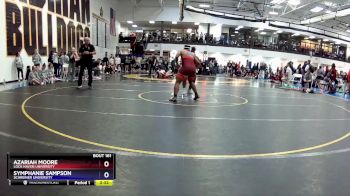 180A Champ. Round 2 - Azariah Moore, Lock Haven University vs Symphanie Sampson, Schreiner University