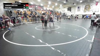 215 lbs Cons. Round 3 - Elio Diaz, Colton vs Hudson Sweitzer, Trinity Classical Academy