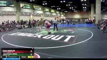 160 lbs Round 5 (8 Team) - Zach Weidler, Funky Monkey vs Jonathan Lewis, SD Blue