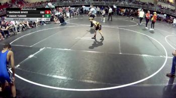 75 lbs Cons. Round 1 - Omari Turner, Sherman Challengers vs Mathaus Spatz, East Butler Wrestling Club