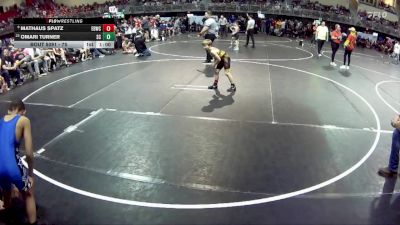 75 lbs Cons. Round 1 - Omari Turner, Sherman Challengers vs Mathaus Spatz, East Butler Wrestling Club