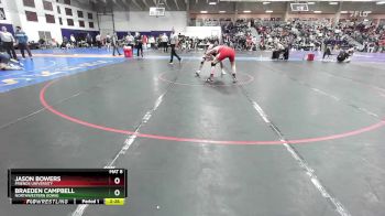 184 lbs Champ. Round 1 - Braeden Campbell, Northwestern (Iowa) vs Jason Bowers, Friends University