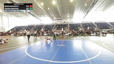 120 lbs Round Of 32 - Devin Delegarito, Stout Wrestling Academy vs Teagan Griffiths, Canyon View Falcons
