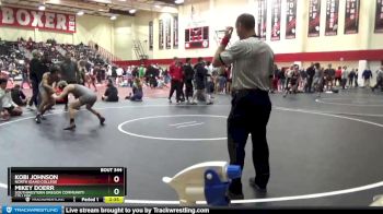 125 lbs 3rd Place Match - Mikey Doerr, Southwestern Oregon Community College vs Kobi Johnson, North Idaho College