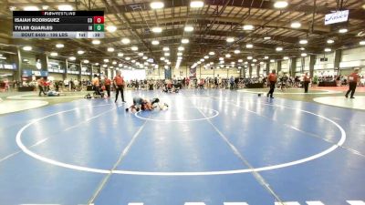 106 lbs Consi Of 32 #1 - Isaiah Rodriguez, CO vs Tyler Quarles, IN