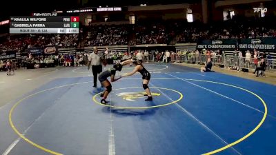 G 138 lbs Champ. Round 1 - Gabriela Parra, Lafayette Girls vs Khalila Wilford, Prairieville Girls