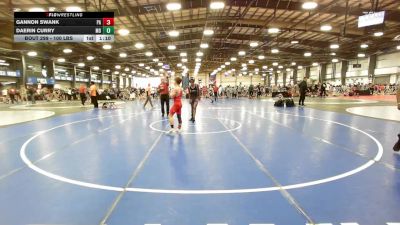 100 lbs Round Of 32 - Gannon Swank, PA vs Daerin Curry, MD