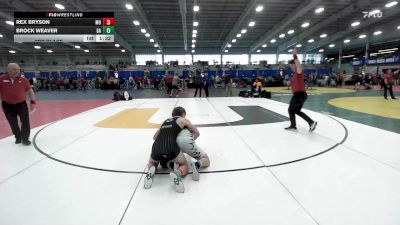 152 lbs 3rd Place - Rex Bryson, MO vs Brock Weaver, GA