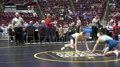 121 lbs Preliminaries - Tommy Gretz, Connellsville vs Cooper Helm, La Salle College
