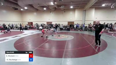 71 kg Cons 16 #2 - Emmitt Munson, Pomona Elite (PWCC) vs Kody Routledge, Dark Horse Wrestling Club