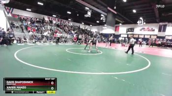 106 lbs Semifinal - Xavier Manzo, Canyon Springs vs Davis Shaposhnick, Great Oak