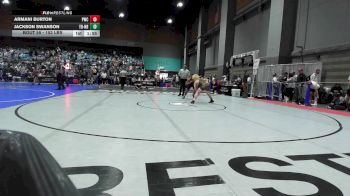 152 lbs Round Of 32 - Armani Burton, Petaluma WC vs Jackson Swanson, Team Bucs-North Bend