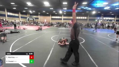 58 lbs Quarterfinal - Trey Merkley, Uintah Wrestling vs Dillon Sweat, Kalispell WC