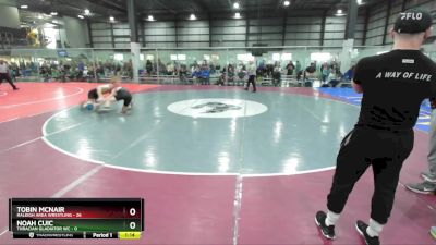 138 lbs Round 3 (4 Team) - Tobin McNair, RALEIGH AREA WRESTLING vs Noah Cuic, THRACIAN GLADIATOR WC