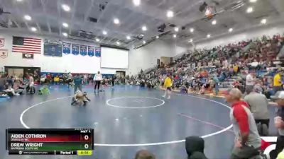 74 lbs Quarterfinal - Drew Wright, Natrona Colts WC vs Aiden Cothron, Douglas WC