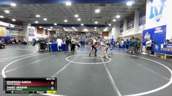 126 lbs Champ. Round 1 - Kenerson Garcia, Corona Senior vs Tadeo Aragon, Newport Harbor