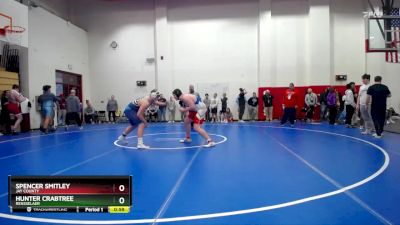 285 lbs Champ. Round 1 - Hunter Crabtree, Rensselaer vs Spencer Smitley, Jay County