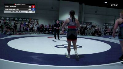 68 kg Cons. Rd Of 16 - Lydia Krauss, Bearcat Wrestling Club vs Cheyann Miller, Adams Alamosa