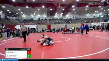 132 lbs Cons. Round 7 - Colton Schneider, Mt. Vernon vs Justin Boone, Yorktown Wrestling Club