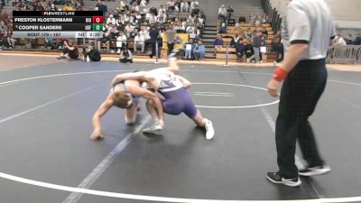 157 lbs Cons. Round 2 - Cooper Sanders, Sioux Falls vs Preston Klostermann, Upper Iowa