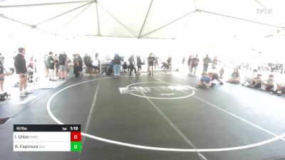 157 lbs Semifinal - Isaiah Ulloa, Fswc vs Bradley Espinoza, Silverback WC