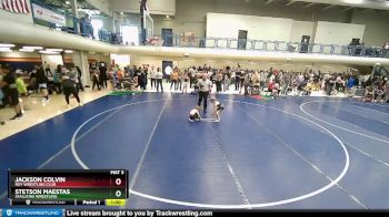 41-45 lbs Round 2 - Jackson Colvin, Roy Wrestling Club vs Stetson Maestas, Stallions Wrestling