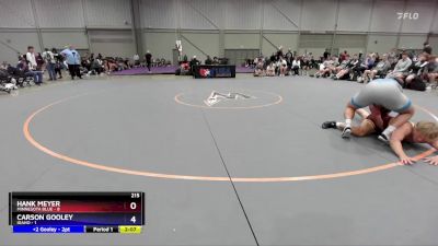 215 lbs Round 1 (8 Team) - Hank Meyer, Minnesota Blue vs Carson Gooley, Idaho