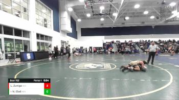 157 lbs Cons. Round 2 - Nathan Ebel, Bonita` vs Loghan Zuniga, Hesperia