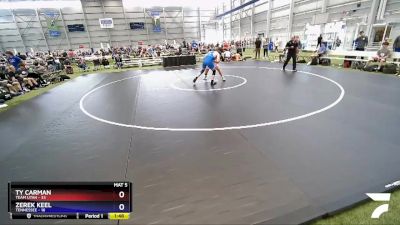 182 lbs Placement Matches (8 Team) - Ty Carman, Team Utah vs Zerek Keel, Tennessee