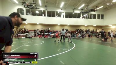 108 lbs Round 4 - Aaron Gandy, Ferndale Force Wrestling Club vs Wyatt Berwald, Ascend Wrestling Academy