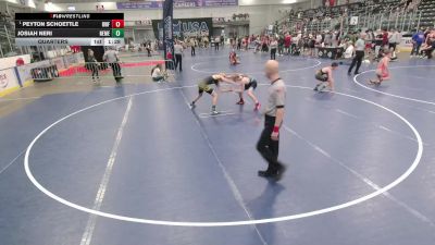 Junior Boys - 120 lbs Quarters - Peyton Schoettle, Roncalli Wrestling Foundation vs Josiah Neri, New Mexico