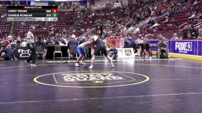 160 lbs Quarterfinal - Lonzy Vielma, Connellsville vs Charlie Scanlan, Bethlehem Cath